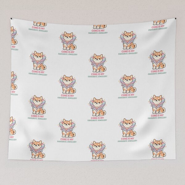 Item preview, Cone Is My Favourite Jewellery – Funny Veterinary Dermatology Dog Design designed and sold by Bettybee00.