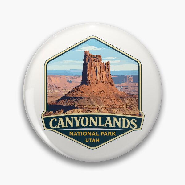 Item preview, Canyonlands National Park Moah Utah Retro, Colorado River and Green River designed and sold by Gideon Emmerich.