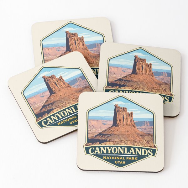 Item preview, Canyonlands National Park Moah Utah Retro, Colorado River and Green River designed and sold by Gideon Emmerich.