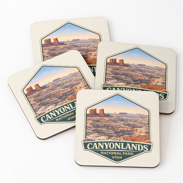 Item preview, Canyonlands National Park Moah Utah Retro Badge designed and sold by Gideon Emmerich.