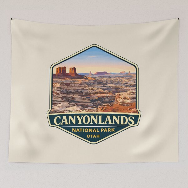 Item preview, Canyonlands National Park Moah Utah Retro Badge designed and sold by Gideon Emmerich.