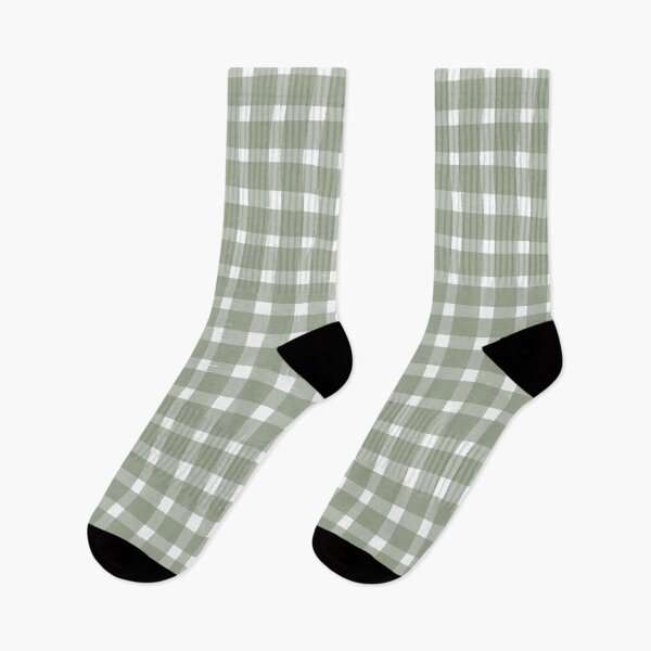 Item preview, English Cottage Style Sage Green Gingham Classic Gender Neutral Baby designed and sold by Carrie Cantwell Art.