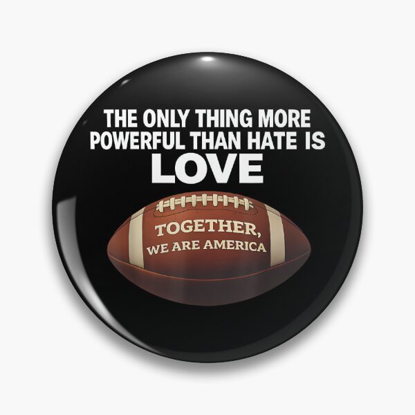 Item preview, Powerful Than Hate is Love Together We are America designed and sold by JamesARager.