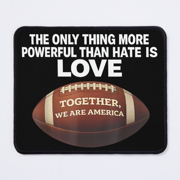 Item preview, Powerful Than Hate is Love Together We are America designed and sold by JamesARager.