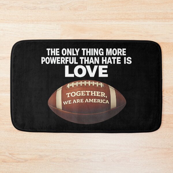 Item preview, Powerful Than Hate is Love Together We are America designed and sold by JamesARager.