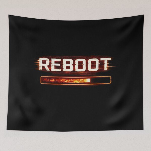 Item preview, Reboot – Glitch Tech Streetwear Graphic Design designed and sold by Ataqhin.