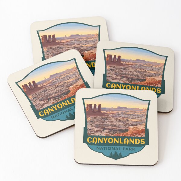 Item preview, Canyonlands National Park Utah Retro Badge designed and sold by Gideon Emmerich.