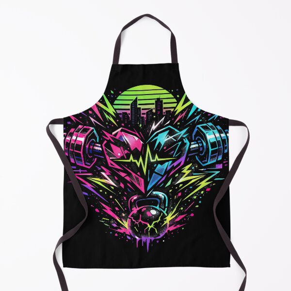 Item preview, Neon Pulse: Heart of Strength designed and sold by ForeverPrintsOK.