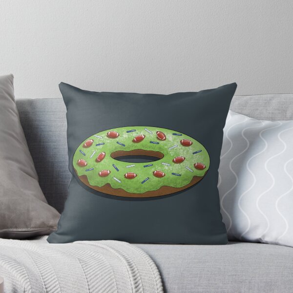 Item preview, Football Donut with football and candy sprinkles designed and sold by StephJChild.