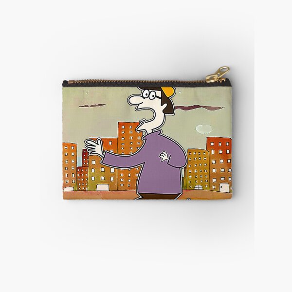 Item preview, "Cartoon Runner in Surreal Cityscape" designed and sold by nighttime1990.