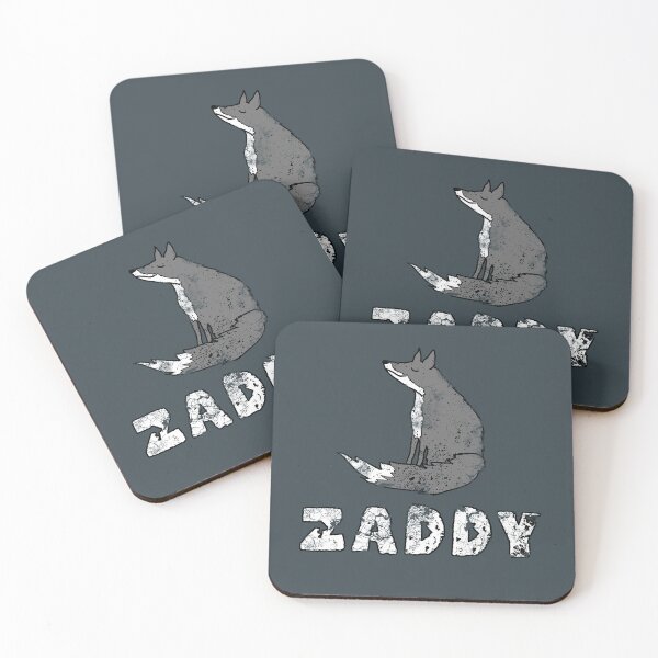 Item preview, Zaddy silver fox daddy distressed graphic fox design designed and sold by StephJChild.