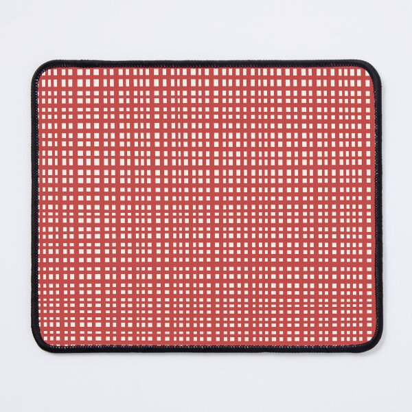 Item preview, Cottagecore Wobbly Gingham Christmas Red designed and sold by Carrie Cantwell Art.