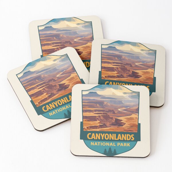 Item preview, Canyonlands National Park Utah Retro Badge designed and sold by Gideon Emmerich.