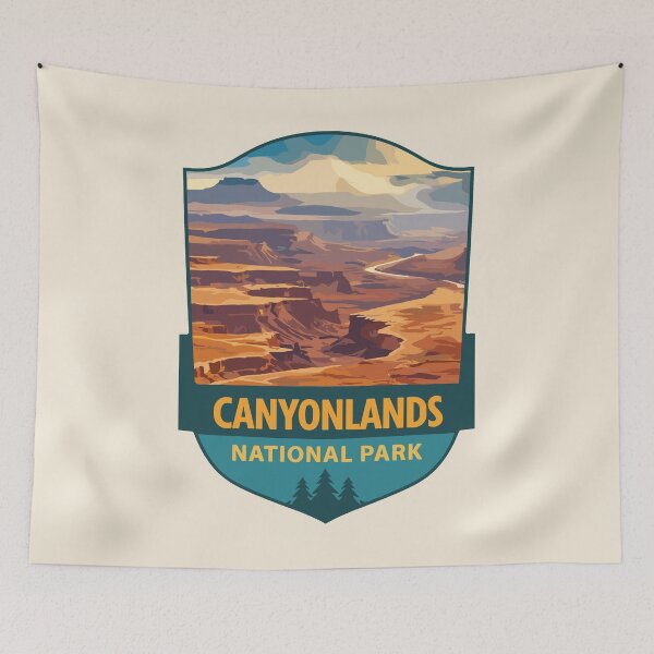 Item preview, Canyonlands National Park Utah Retro Badge designed and sold by Gideon Emmerich.
