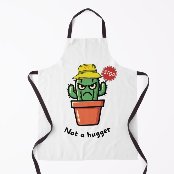 Item preview, Not a Hugger Cactus Sticker – Funny Introvert Anti Social Plant Meme, Cute Angry Cactus Gift designed and sold by Lynxaria.