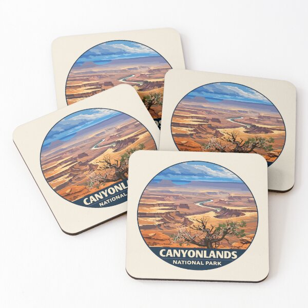 Item preview, Canyonlands National Park Moah Utah Retro Badge designed and sold by Gideon Emmerich.
