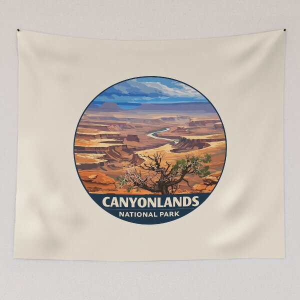 Item preview, Canyonlands National Park Moah Utah Retro Badge designed and sold by Gideon Emmerich.