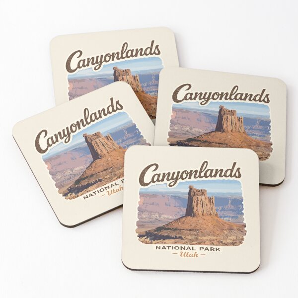 Item preview, Canyonlands National Park Moah Utah Retro, Colorado River and Green River designed and sold by Gideon Emmerich.