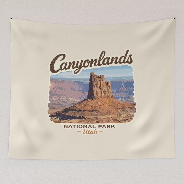 Item preview, Canyonlands National Park Moah Utah Retro, Colorado River and Green River designed and sold by Gideon Emmerich.
