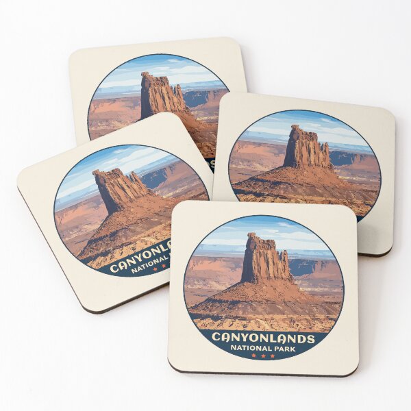 Item preview, Canyonlands National Park Moah Utah Retro Badge designed and sold by Gideon Emmerich.