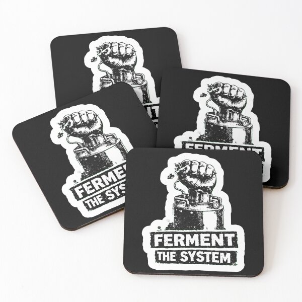 Item preview, Ferment The System – Retro Punk Protest Fist designed and sold by SidTastic .