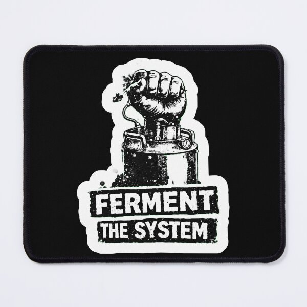 Item preview, Ferment The System – Retro Punk Protest Fist designed and sold by SidTastic .
