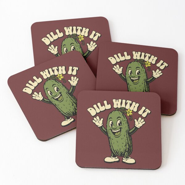 Item preview, Dill With It – Funny Pickle Design designed and sold by ValentinaHramov.