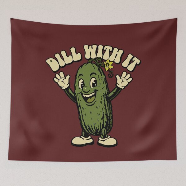 Item preview, Dill With It – Funny Pickle Design designed and sold by ValentinaHramov.