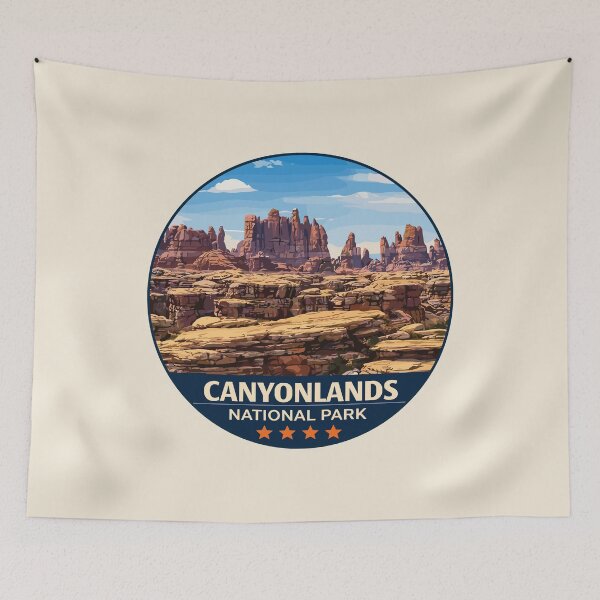 Item preview, Canyonlands National Park Utah Retro Badge designed and sold by Gideon Emmerich.
