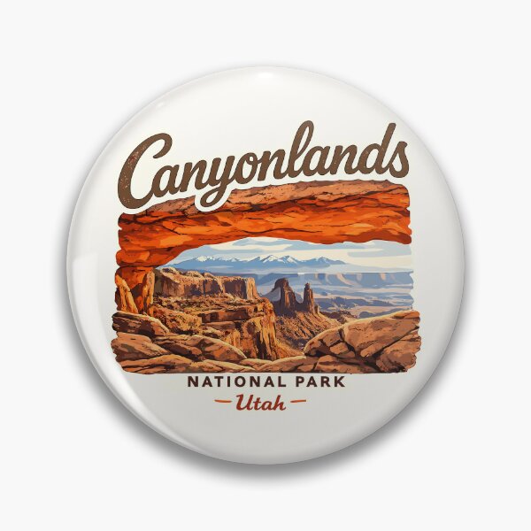 Item preview, Canyonlands National Park Utah Retro Badge designed and sold by Gideon Emmerich.