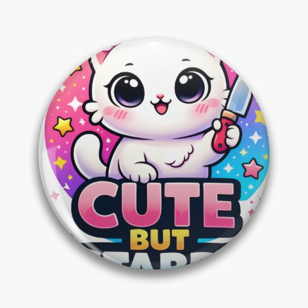 Item preview, Cute But Stabby Funny Cat designed and sold by PrintPandaCo.