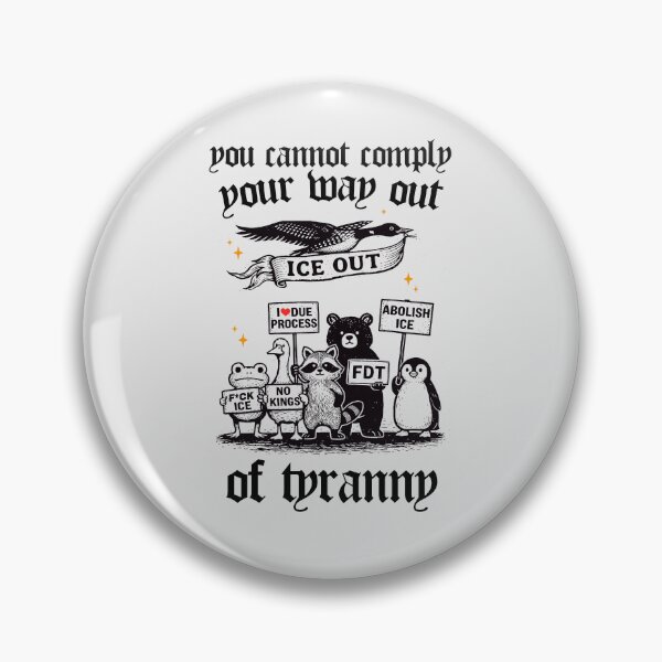 Item preview, Cannot Comply - Activism Punk Protest Animals Anti ICE designed and sold by borenclolahroy.