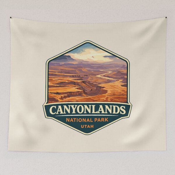 Item preview, Canyonlands National Park Utah Retro Badge designed and sold by Gideon Emmerich.