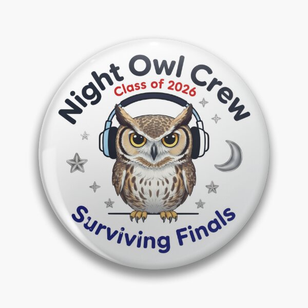 Item preview, Night Owl Studying For Finals designed and sold by StevesTDesigns.