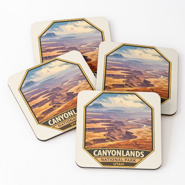 Item preview, Canyonlands National Park Moah Utah Retro Design designed and sold by Gideon Emmerich.