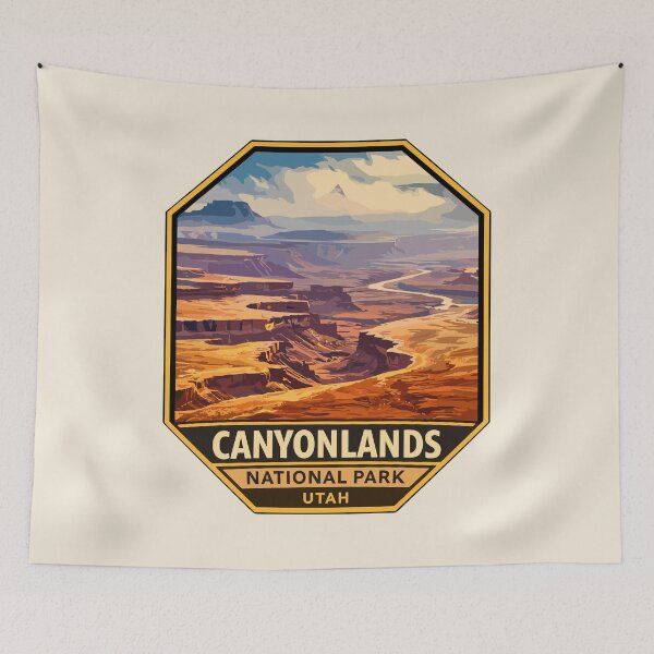 Item preview, Canyonlands National Park Moah Utah Retro Design designed and sold by Gideon Emmerich.