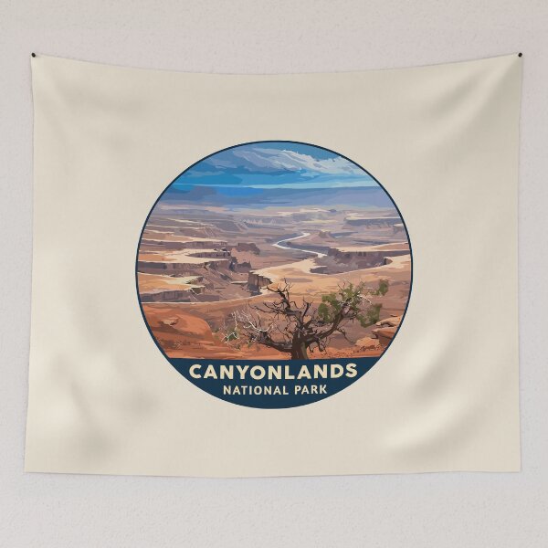 Item preview, Canyonlands National Park Utah Retro Badge designed and sold by Gideon Emmerich.