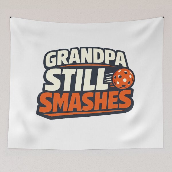 Item preview, Funny Pickleball Grandpa Shirt – Grandpa Still Smashes – Gift for Pickleball Loving Grandfather designed and sold by Pickleball-Gift.
