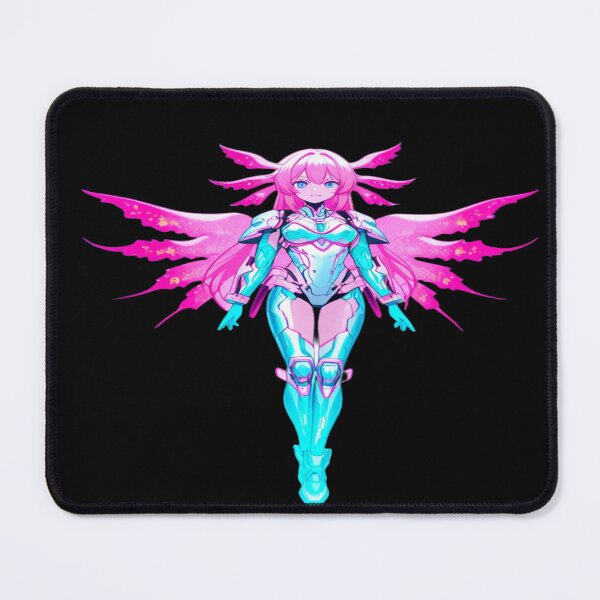 Item preview, Cyberpunk Axolotl Anime Girl Mecha Armor designed and sold by ItzLacarth.