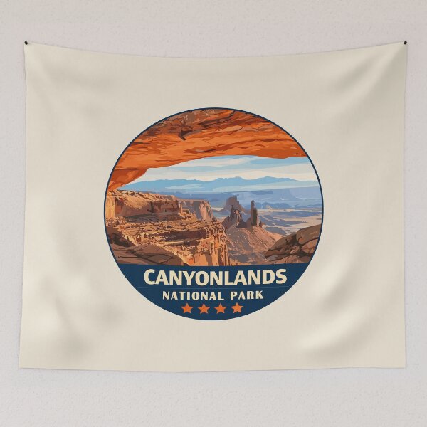 Item preview, Canyonlands National Park Utah Retro Badge designed and sold by Gideon Emmerich.