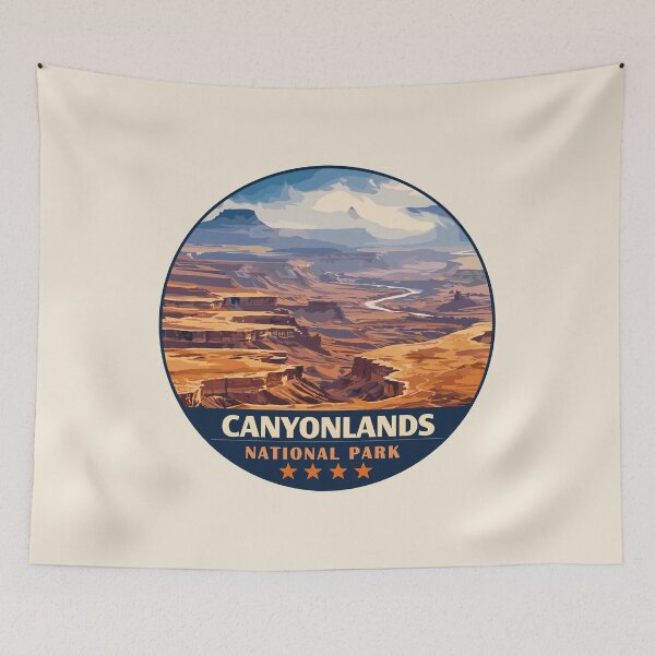 Item preview, Canyonlands National Park Utah Retro Badge designed and sold by Gideon Emmerich.