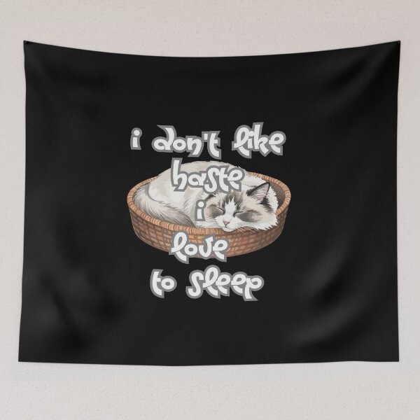 Item preview, I don't like haste I love to sleep designed and sold by JohnJQuinn.