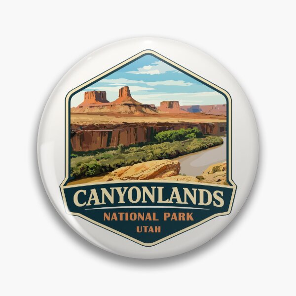 Item preview, Canyonlands National Park Moah Utah Retro, Colorado River and Green River designed and sold by Gideon Emmerich.
