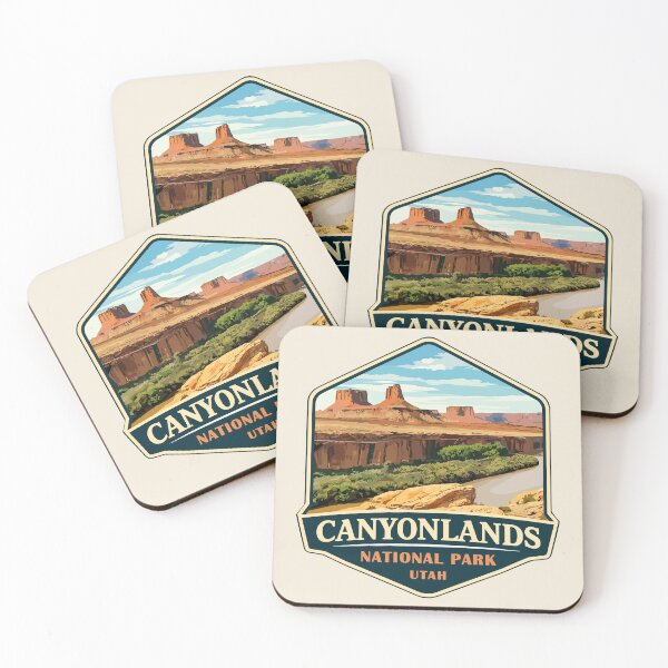 Item preview, Canyonlands National Park Moah Utah Retro, Colorado River and Green River designed and sold by Gideon Emmerich.