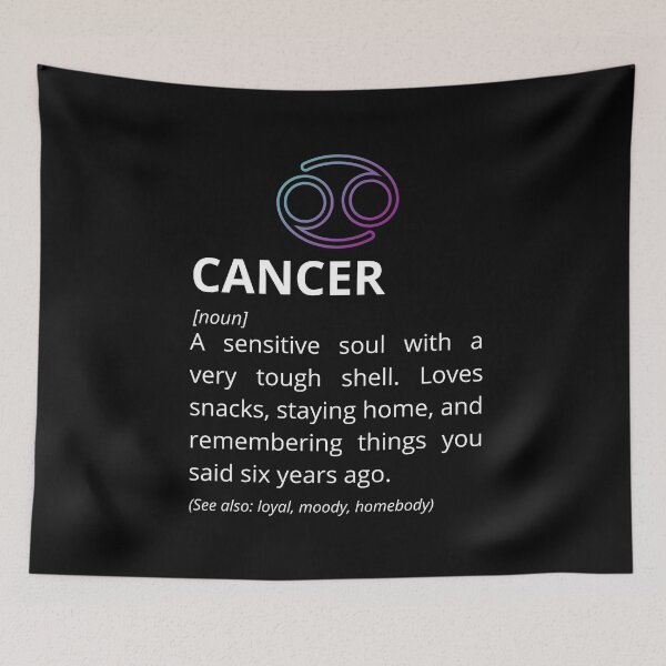 Item preview, Cancer Definition - Funny Zodiac Dictionary Gift designed and sold by Freddie's Design Studio.