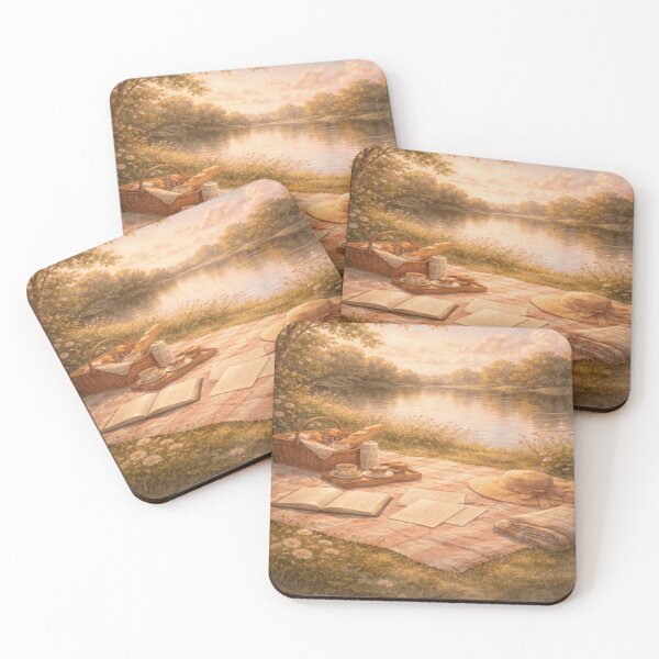 Item preview, Storybook Picnic Poetry – Victorian Cottagecore Art designed and sold by ArtFreshStudio.