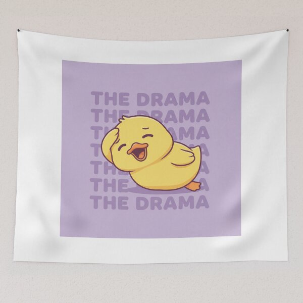 Item preview, The Drama Duck - Pastel Aesthetic Art designed and sold by EnlightArt.
