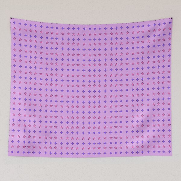 Item preview, Pink and Purple Alternating Stars on Lavender background pattern designed and sold by fev-rocks.