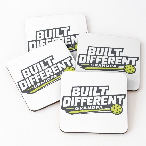Item preview, Modern Pickleball Grandpa Shirt – Built Different Grandpa – Cool Gift for Sporty Grandfather designed and sold by Pickleball-Gift.