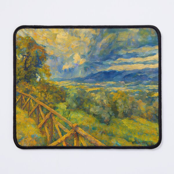 Item preview, Quickening Storm: A Cézanne Study of Montefalco designed and sold by Sacred Twilight Art.